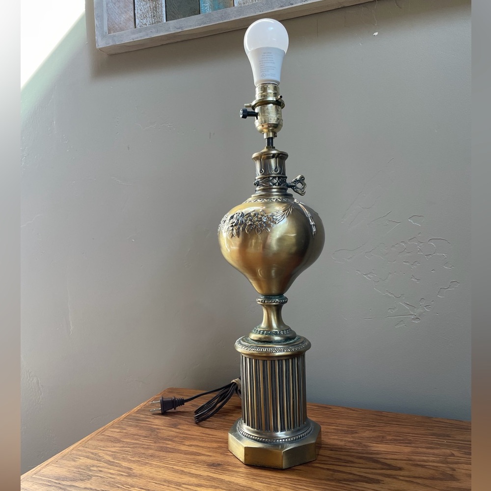 Elegant Brass Table Lamp